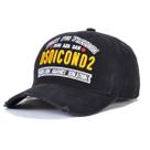 Boné de beisebol jeans DSQIconsDSS para homens ajustável 57-59cm