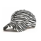 Boné de beisebol Leopards Zebras Stripes Black Whites Anime