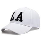 Boné de beisebol Letters L A Anime Snapback Chapéu Algodão Preto