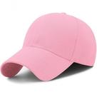 Boné De Beisebol Liso Aba Curva Esportivo Unissex Para Corrida Caminhada Ciclismo Rosa Claro