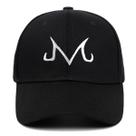 Boné de beisebol Majins Buus Letters M Anime Snapback Unissex Boné de beisebol Majins Buus Letters M Anime Snapback Unissex