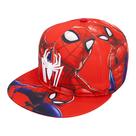 Boné de beisebol Marvel Spiderman para meninos, chapéu masculino e boné ajustado, chapéu de beisebol Spiderman de aba plana em design vermelho
