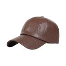 Boné De Beisebol Masculino De Couro Vintage, Hip Hop, Esportivo, Militar, Estilo Britânico, Couro De