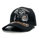 Boné de beisebol masculino Pirate Samoros Sports Snapback Cotton