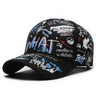 Boné de Beisebol Masculino Respirável - Estampa Grafite Coreana - Primavera/Outono