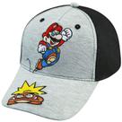 Boné de beisebol Nintendo Super Mario Boys 4-12 anos 100% algodão