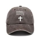 Boné de beisebol Normals Jesus Is Anime Snapback Hat - Denim