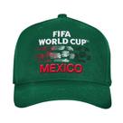 Boné de beisebol Outerstuff Copa do Mundo FIFA 2026 México Boné de beisebol Outerstuff Copa do Mundo FIFA 2026 México