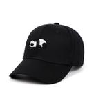 Boné de beisebol Pandas Anime Snapback Hat de algodão preto unissex