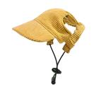 Boné de beisebol para cães Symphonyw Amarelo Ajustável XS