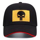 Boné de beisebol Punishers Anime Snapback, algodão preto