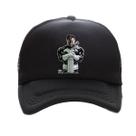 Boné de beisebol Punishers Anime Snapback Hip Hop Preto
