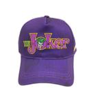 Boné de beisebol roxo Joker para homens Boné de beisebol roxo Joker para homens