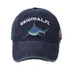 Boné de beisebol Sharks Anime Hat Denim para homens e mulheres