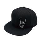 Boné de beisebol Skeleton Hands Anime Snapback Hip-Hop Unissex