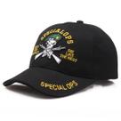 Boné de beisebol Skulls Specialops Anime Hip-Hop de algodão preto