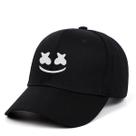 Boné de beisebol Smileys Faces Anime Snapback Hat algodão preto Boné de beisebol Smileys Faces Anime Snapback Hat algodão preto