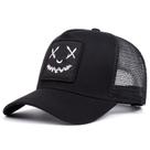 Boné de beisebol Smilings Faces Anime para crianças de 56 a 58 cm de algodão
