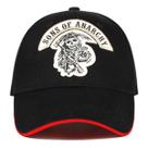 Boné de beisebol Sons of Anarchy Anime Snapback Hat - Preto Boné de beisebol Sons of Anarchy Anime Snapback Hat - Preto