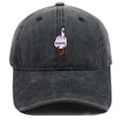 Boné de beisebol Trucker com bordado humorístico de pato Boné de beisebol Trucker com bordado humorístico de pato