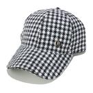 Boné de beisebol Trucker Houndstooth Pattern, poliéster semelhante a lã