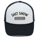 Boné de beisebol Trucker Poliéster 'SHIT SHOW SUPERVISOR' com estampa