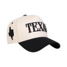 Boné De Beisebol Unissex Ajustável Com Bordado De Letras Texas, Chapéu Casual Para Primavera E