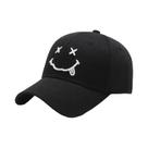 Boné De Beisebol Unissex Ajustável Com Bordado De Rosto Sorridente, Chapéu Casual Para Primavera E Boné De Beisebol Unissex Ajustável Com Bordado De Rosto Sorridente, Chapéu Casual Para Primavera E