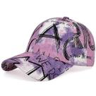Boné de Beisebol Unissex Ajustável com Estampa Tie-Dye e Graffiti - Protetor Solar para Primavera/Outono Boné de Beisebol Unissex Ajustável com Estampa Tie-Dye e Graffiti - Protetor Solar para Primavera/Outono