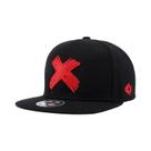 Boné De Beisebol Unissex Ajustável Com Letra X Bordada Estilo Hip-Hop Para Primavera E Outono,
