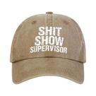 Boné de Beisebol Unissex Ajustável "Shit Show Supervisor" - Primavera/Outono Boné de Beisebol Unissex Ajustável "Shit Show Supervisor" - Primavera/Outono