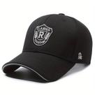 Boné de Beisebol Unissex com Emblema da Letra R - de Algodão Boné de Beisebol Unissex com Emblema da Letra R - de Algodão