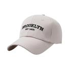 Boné De Beisebol Unissex Com Letras Coreanas Bordadas, Estilo Hip Hop, Casual, Esportivo, Para