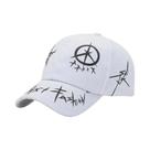 Boné De Beisebol Unissex Preto E Branco Estilo Hiphop Para Primavera E Verão, Chapéu De Sol Para Boné De Beisebol Unissex Preto E Branco Estilo Hiphop Para Primavera E Verão, Chapéu De Sol Para