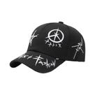 Boné De Beisebol Unissex Preto E Branco Estilo Hiphop Para Primavera E Verão, Chapéu De Sol Para