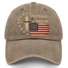 Boné de beisebol US 250 Years Freedoms 1776-2026 bordado