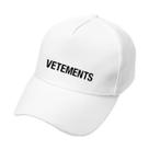 Boné de beisebol Vetements Anime Hat Letter White para homens Boné de beisebol Vetements Anime Hat Letter White para homens