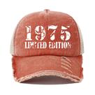 Boné de beisebol Vintage Cotton Trucker 1975 Edição Limitada