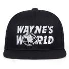 Boné de beisebol Waynes Worlds Anime Snapback Hat algodão preto