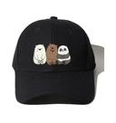Boné de beisebol We Bare Bears Anime para crianças 56-58cm
