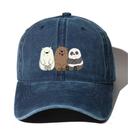 Boné de beisebol We Bare Bears Anime Summer Trucker para homens