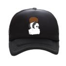 Boné de beisebol We Bares Bears Anime Snapback Hip-Hop Black