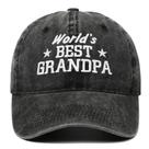 Boné de beisebol Worlds Bests Grandpas Anime para crianças 56-58 cm
