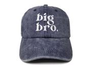 Boné de beisebol ZKFE bordado Big Bro, chapéu Big Bro para menino