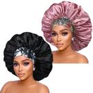 Boné de cabelo com capô de cetim de seda Isshin Beauty Extra Large 43cm