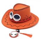 Boné de cosplay de anime Hat Fire Fist Ace para adultos e crianças Boné de cosplay de anime Hat Fire Fist Ace para adultos e crianças