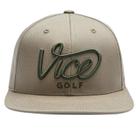 Boné de golfe Vice Golf Crew Hunter Green unissex tamanho único Boné de golfe Vice Golf Crew Hunter Green unissex tamanho único
