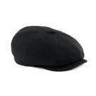 Boné de jornaleiro FEINION Wool, 8 painéis, chapéu plano Ivy Tweed Cabbie