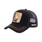 Boné De Malha Hip-Hop Ajustável Com Bordado De Dragon Ball Son Goku Para Homens, Visor De Verão
