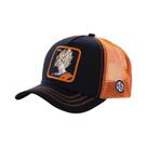 Boné De Malha Hip-Hop Ajustável Com Bordado Do Dragon Ball Son Goku Para Homens, Visor De Verão